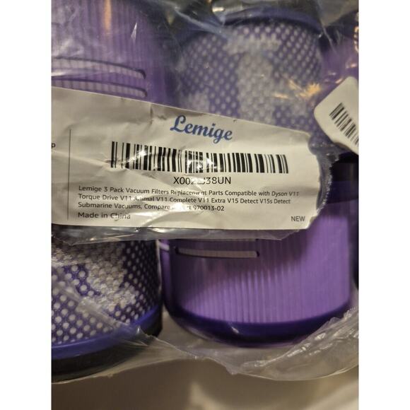 Dyson V11 Lemige 3 Pack Vacuum Filters Compare To Part 970013-02 - Picture 3 of 3